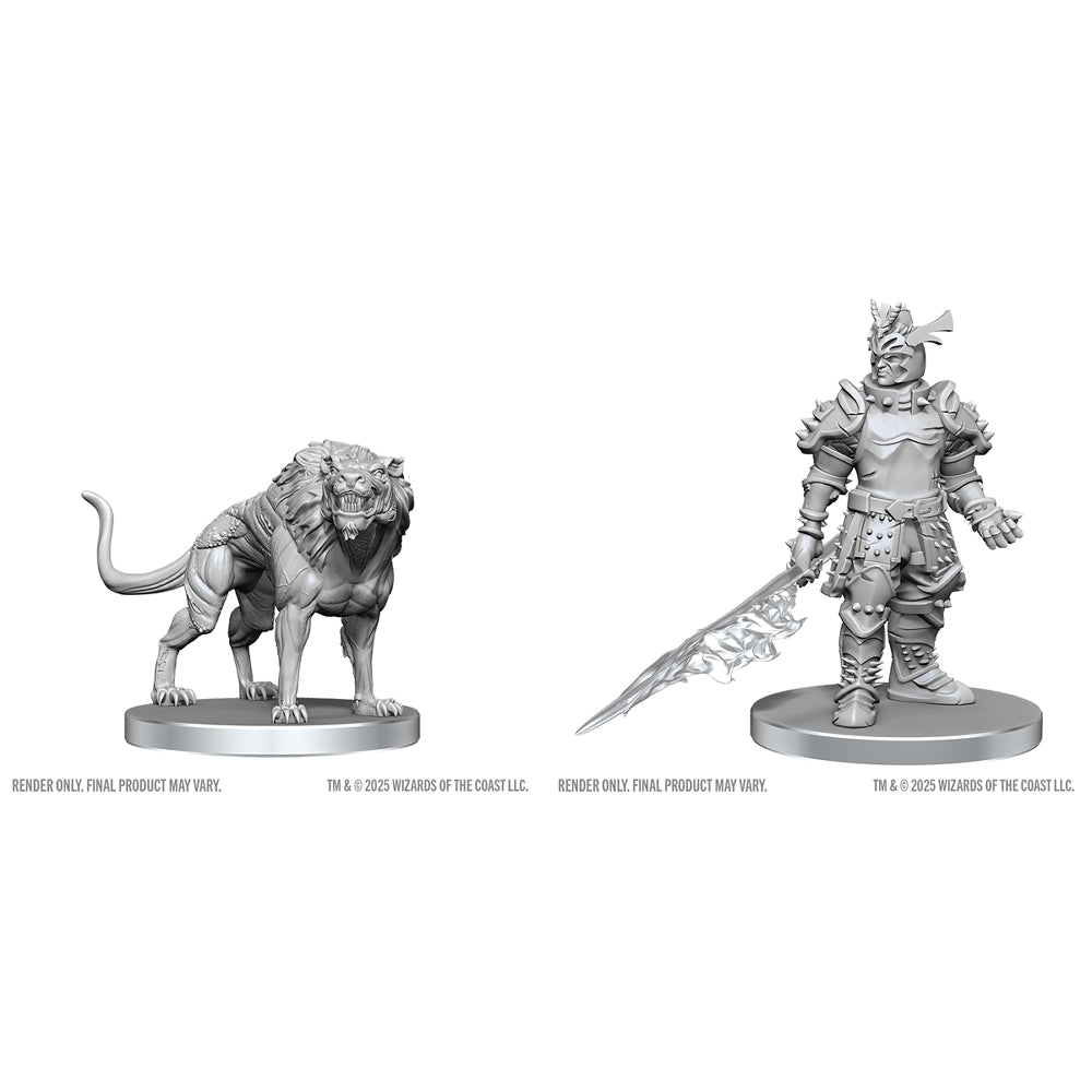 D&D Minis: Hell Hound & Narzugon (Unpainted / WV28)