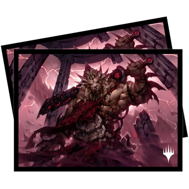 MTG Deck Protector Sleeves: March of the Machine - Brimaz, Blight Of Oreskos (100 Count / Ultra PRO)