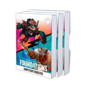 MTG Deck Box: Foundations - Jumpstart Booster 3-Pack (Holds 15+ Each / Ultra PRO)