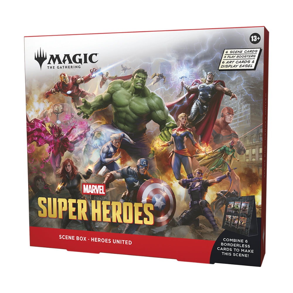 (PREORDER) MTG: Marvel Super Heroes Scene Box