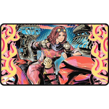 MTG Playmat: Aetherdrift - Black Stitched Variant Art (UltraPro)