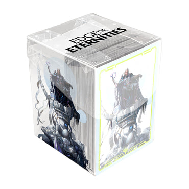 MTG Clear Deck Box: Edge of Eternities - Tezzeret, Cruel Captain (Holds 100 / +100 Sleeves / Ultra PRO)