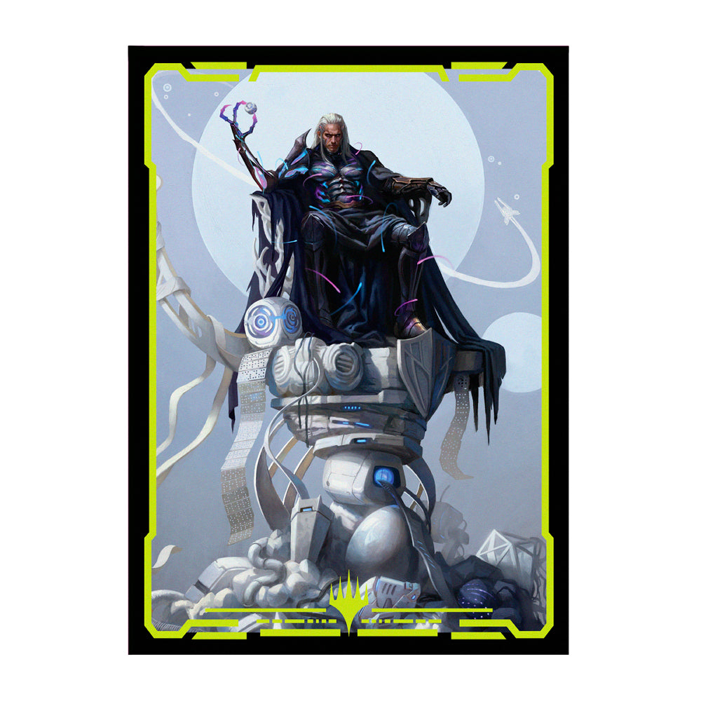 MTG Clear Deck Box: Edge of Eternities - Tezzeret, Cruel Captain (Holds 100 / +100 Sleeves / Ultra PRO)