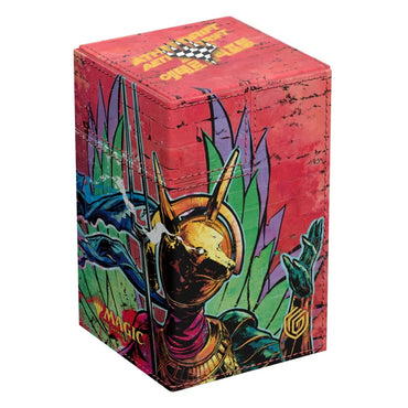 MTG Deck Box: Aetherdrift Flip'n'Tray - Hazoret, Godseeker (Holds 100+ / Ultimate Guard)