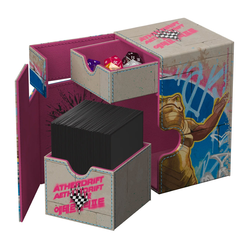 MTG Deck Box: Aetherdrift Flip'n'Tray - Sab-Sunen, Luxa Embodied (Holds 100+ / Ultimate Guard)