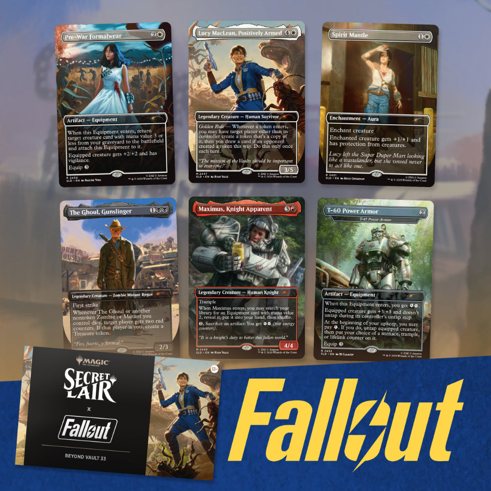MTG: Secret Lair x Fallout Beyond Vault 33
