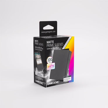Gamegenic Sleeves: Matte Prime - Black (100 Count)