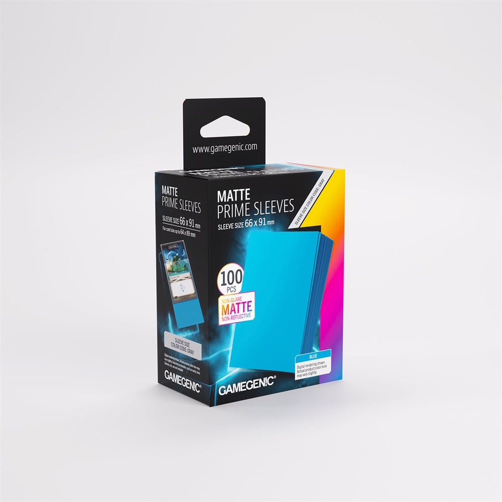 Gamegenic: Matte Prime Sleeves - Blue (100 Count)
