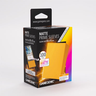 Gamegenic Sleeves: Matte Prime - Orange (100 Count)