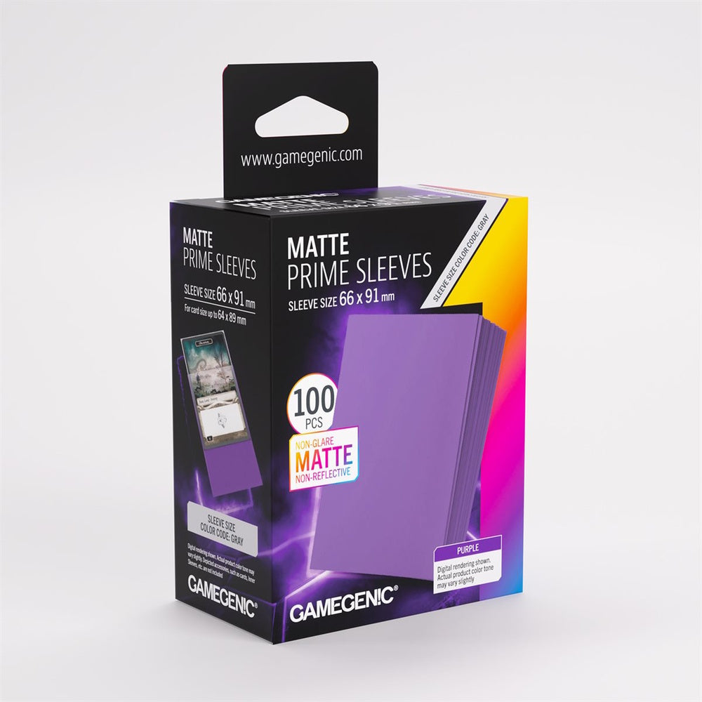 Gamegenic: Matte Prime Sleeves - Purple (100 Count)