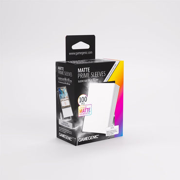 Gamegenic Sleeves: Matte Prime - White (100 Count)