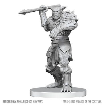 D&D Minis: Bugbear Stalker & Goblin Hexer (Unpainted / WV28)