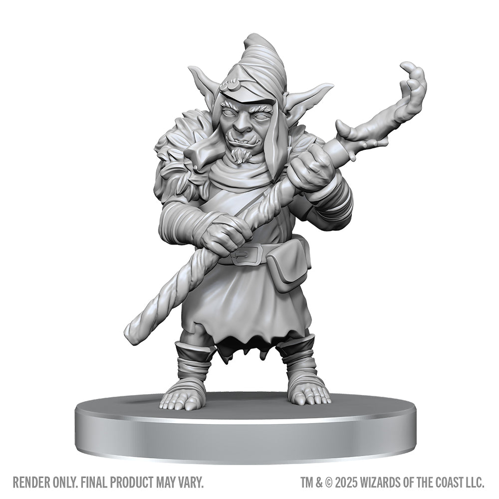 D&D Minis: Bugbear Stalker & Goblin Hexer (Unpainted / WV28)