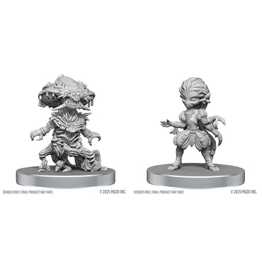Pathfinder Minis: Fungus Leshy and Seaweed Leshy (Unpainted / WV28)