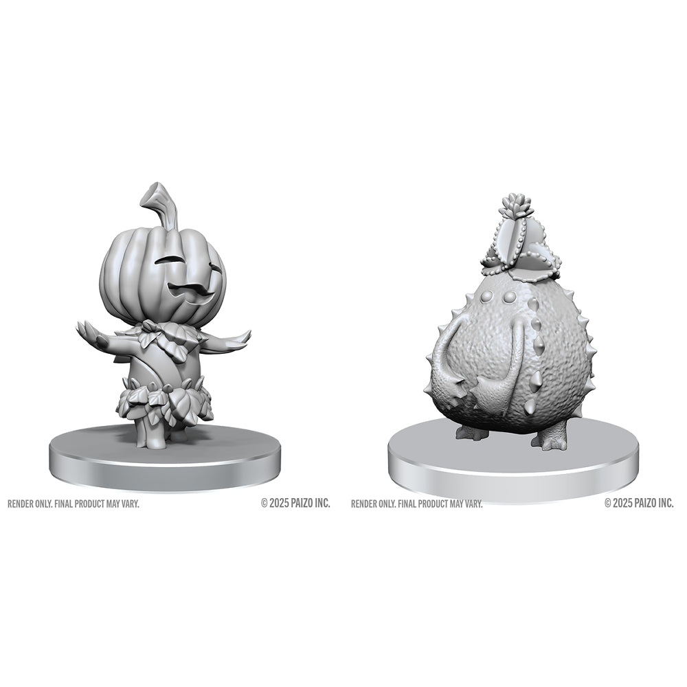 Pathfinder Minis: Gourd Leshy and Cactus Leshy (Unpainted / WV28)