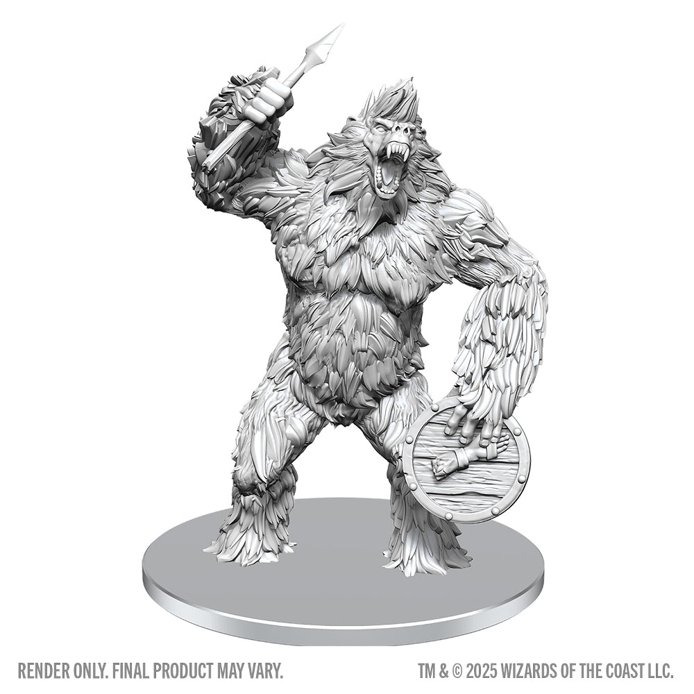 D&D Minis: Classic Yeti (Unpainted / WV28)