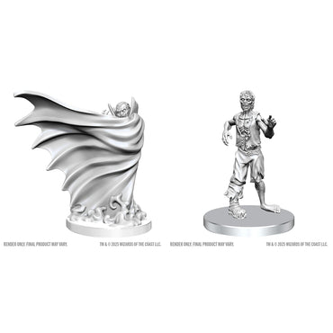 D&D Minis: Classic Vampire & Classic Zombie (Unpainted / WV28)