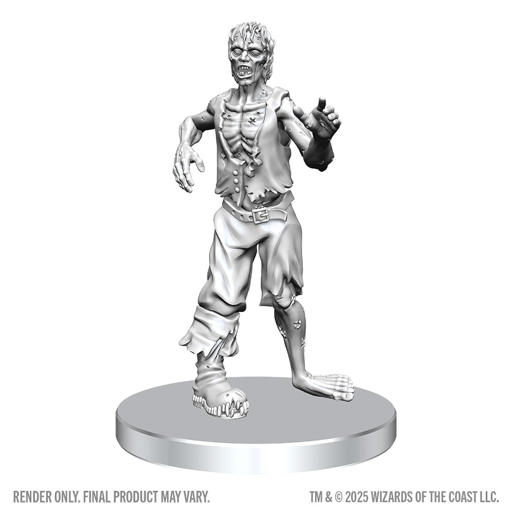 D&D Minis: Classic Vampire & Classic Zombie (Unpainted / WV28)