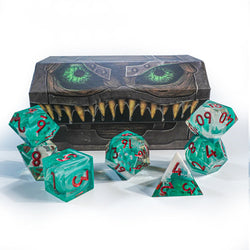 Resin RPG Dice: Misty Step (Mimic Dice)