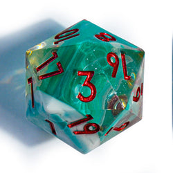 Resin RPG Dice: Misty Step (Mimic Dice)