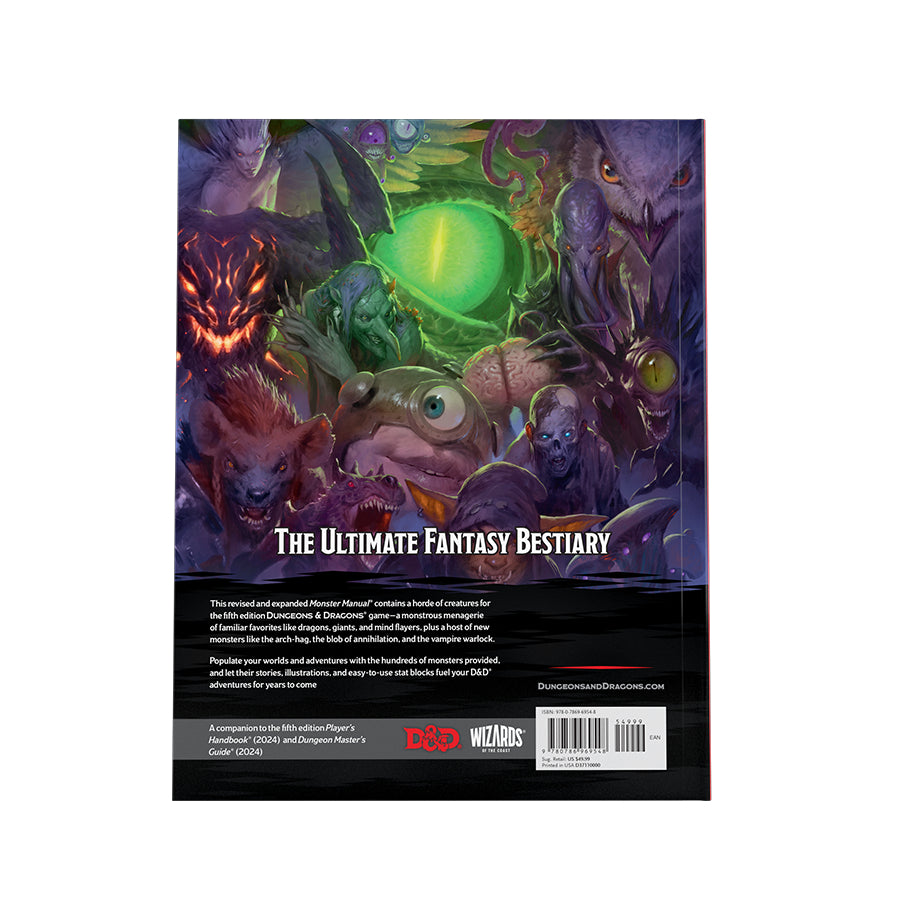 (PREORDER) D&D: Monster Manual 2024 (HC)