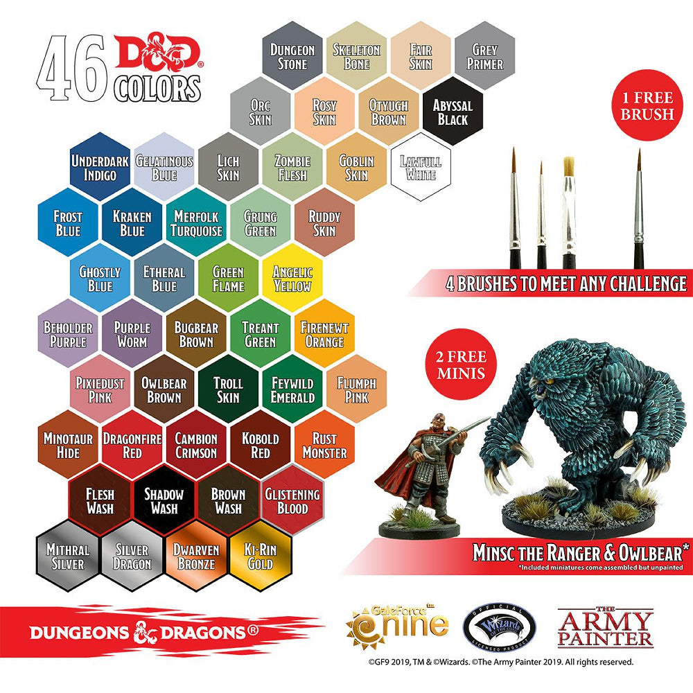 D&D: Nolzur's Marvelous Pigments - Monsters Paint Set