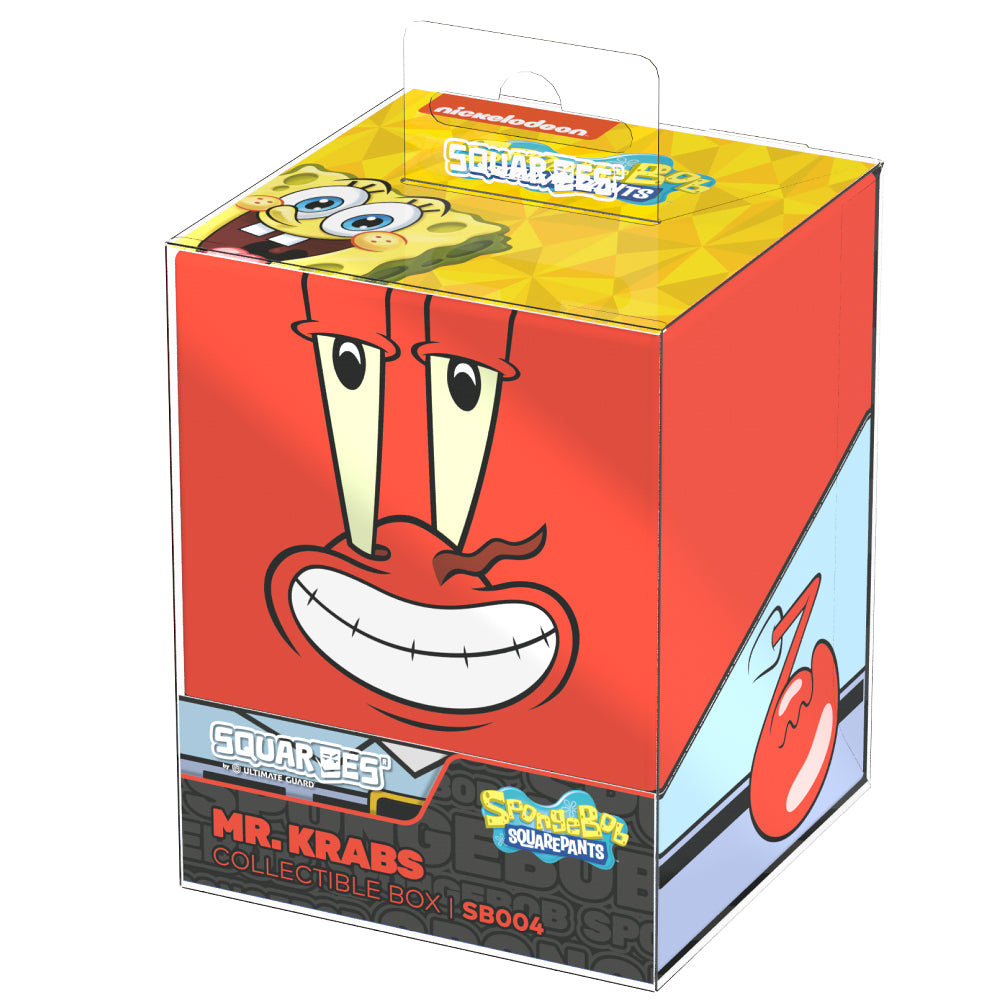 Squaroes Deck Box: Spongebob Squarepants - Mr Krabs (Holds 100)