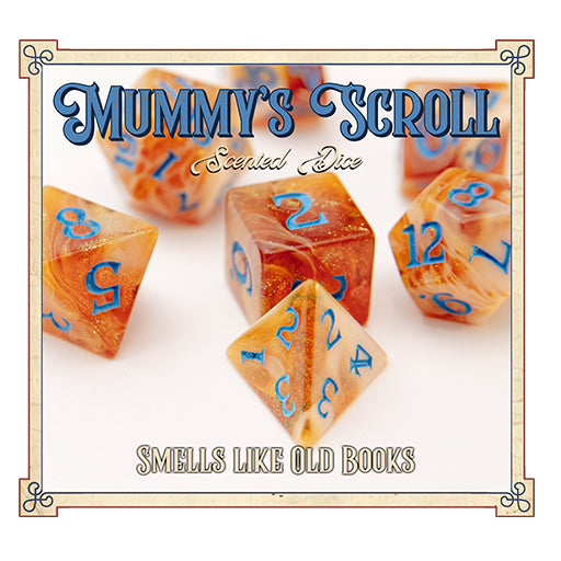 Smelly Bones: Mummy's Scroll (Scented Dice Set)