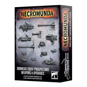 (PREORDER) Necromunda: Ironhead Squat Prospectors Weapons & Upgrades