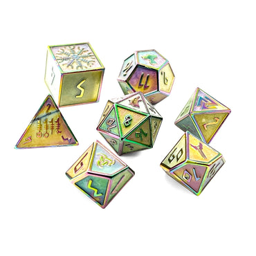 Metal RPG Dice: Norse Themed - Yggdrasil (Norse Foundry)
