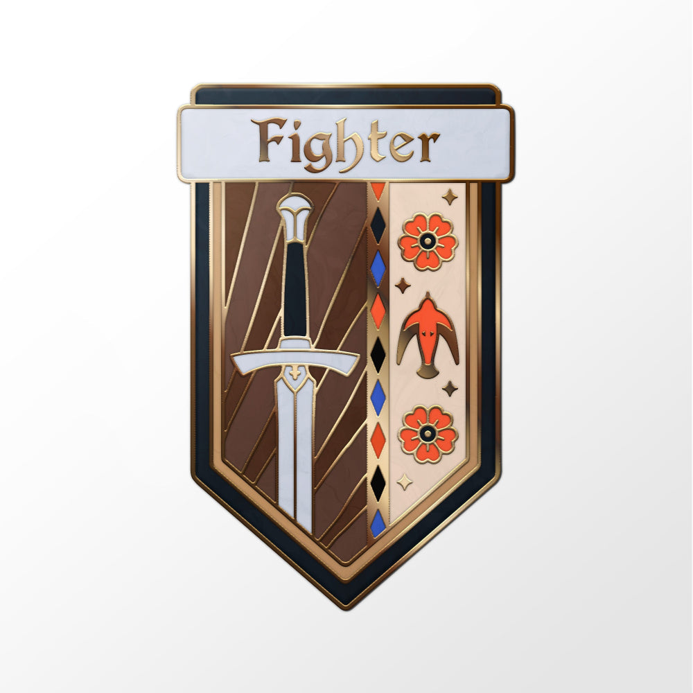 Norse Foundry Pins: D&D Class - Fighter