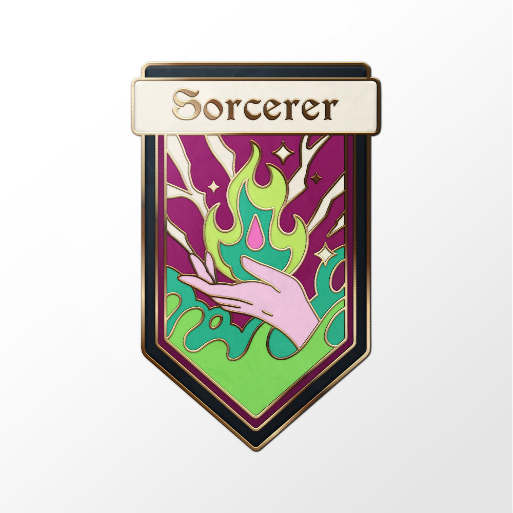 Norse Foundry Pins: D&D Class - Sorcerer