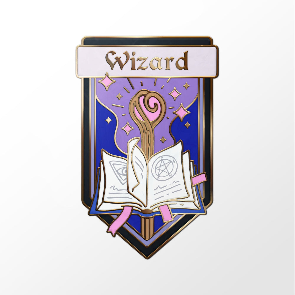 Norse Foundry Pins: D&D Class - Wizard