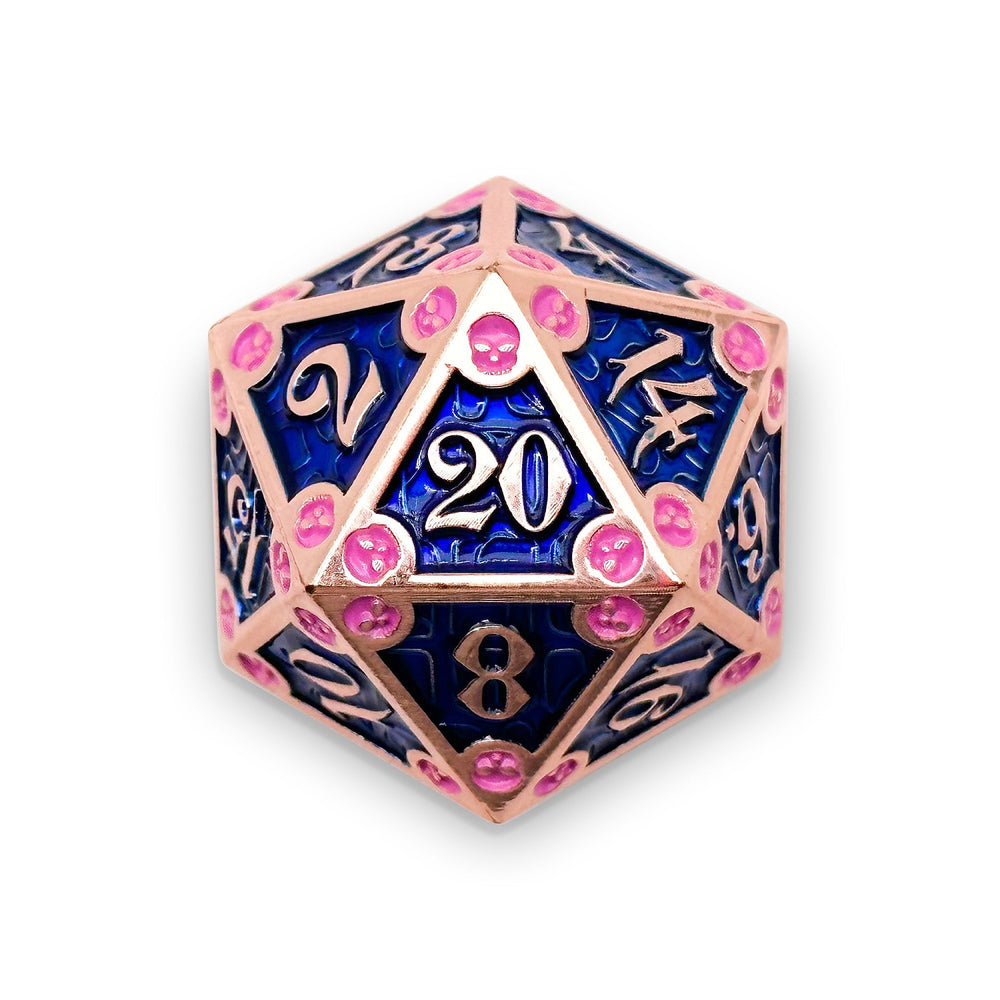 Metal D20 (25mm): Dungeon Delve Runestones - Treachery (Norse Foundry)