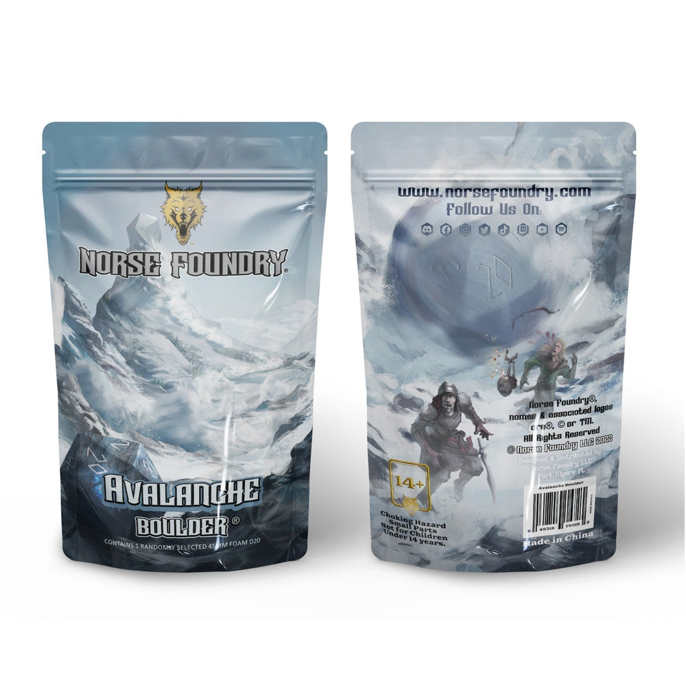 Norse Foundry: Mystery Avalanche Boulder (45mm Silicone D20)