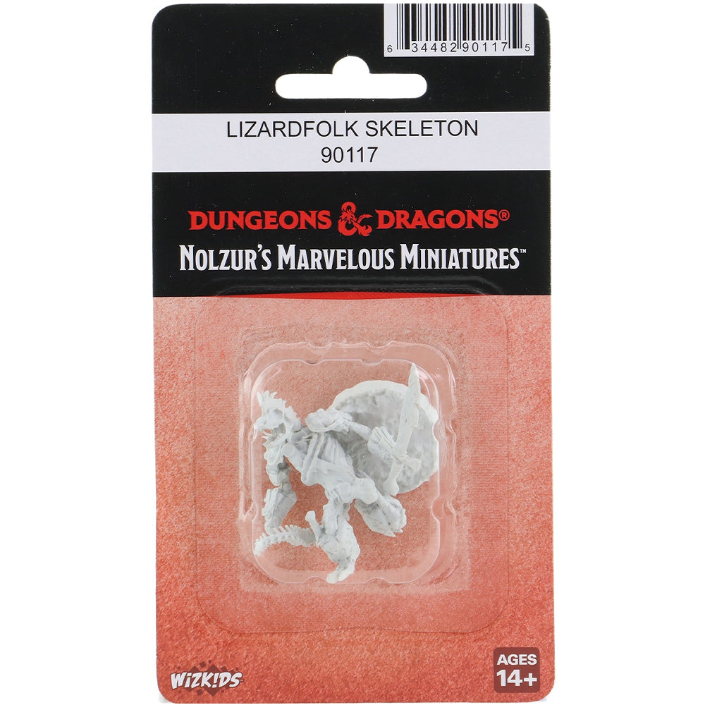 D&D Minis: Lizardfolk Skeleton (Unpainted / WV23)