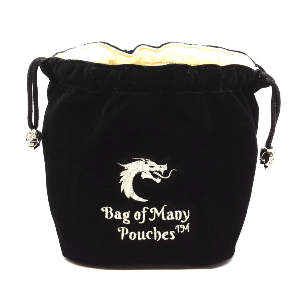 Old School Dice Bags: Bag of Many Pouches - Black