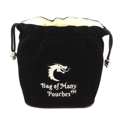 Old School Dice Bags: Bag of Many Pouches - Black