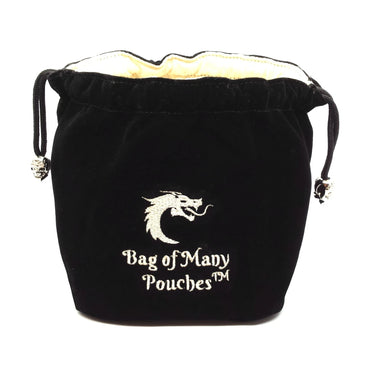 Old School Dice Bags: Bag of Many Pouches - Black