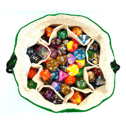 Old School Dice Bags: Bag of Many Pouches - Green