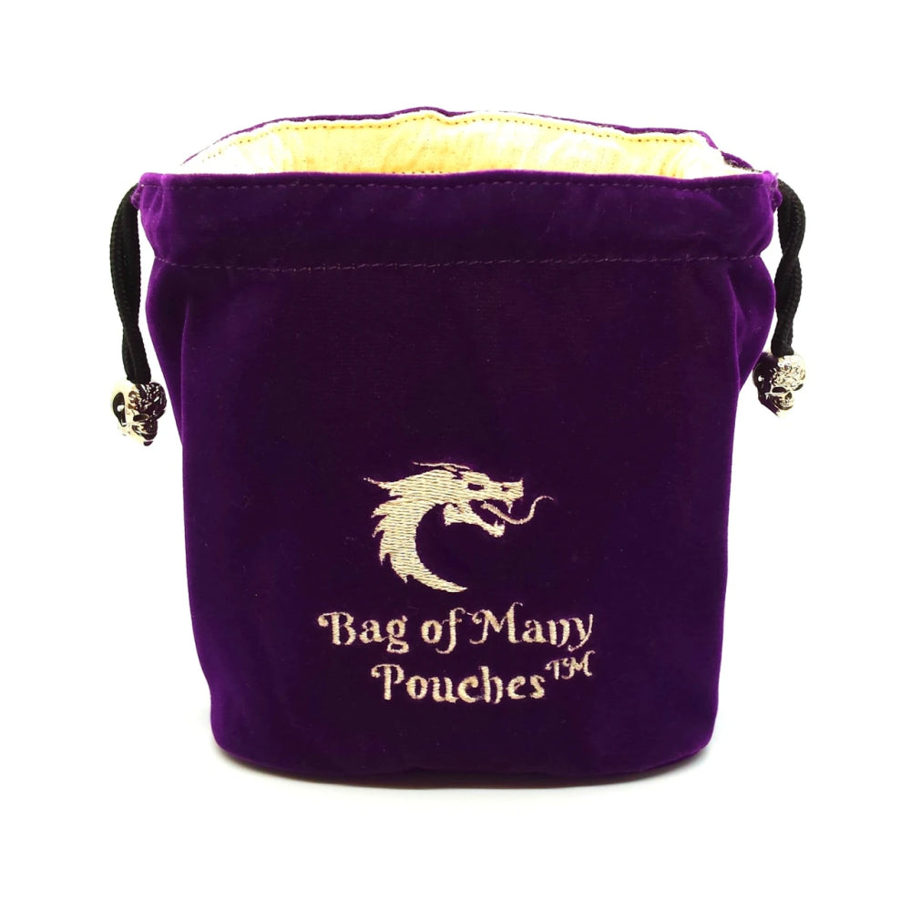 Old School Dice Bags: Bag of Many Pouches - Purple