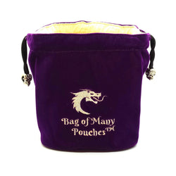 Old School Dice Bags: Bag of Many Pouches - Purple