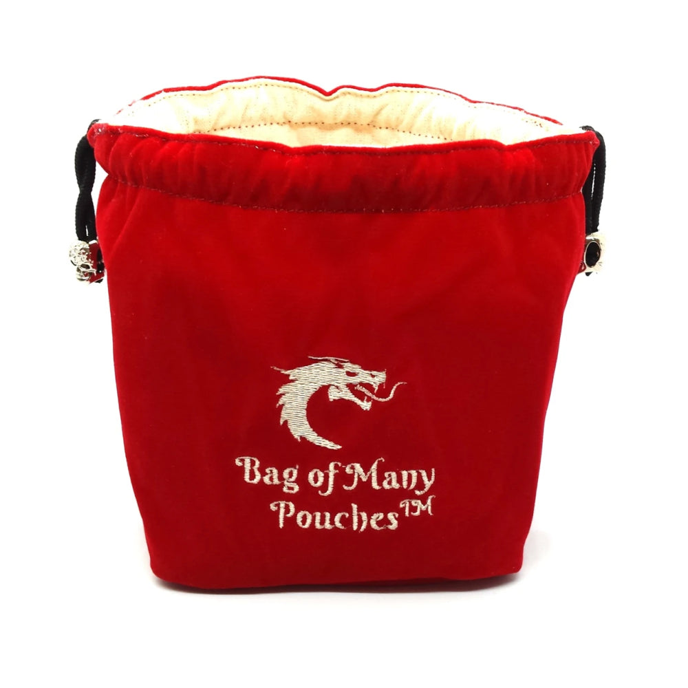 Old School Dice Bags: Bag of Many Pouches - Red