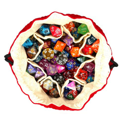 Old School Dice Bags: Bag of Many Pouches - Red