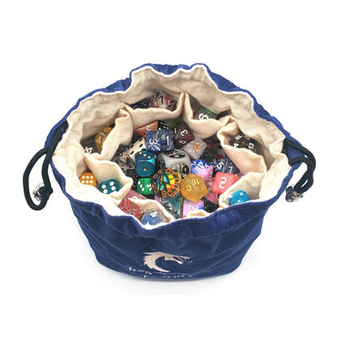 Old School Dice Bags: Bag of Many Pouches - Royal Blue