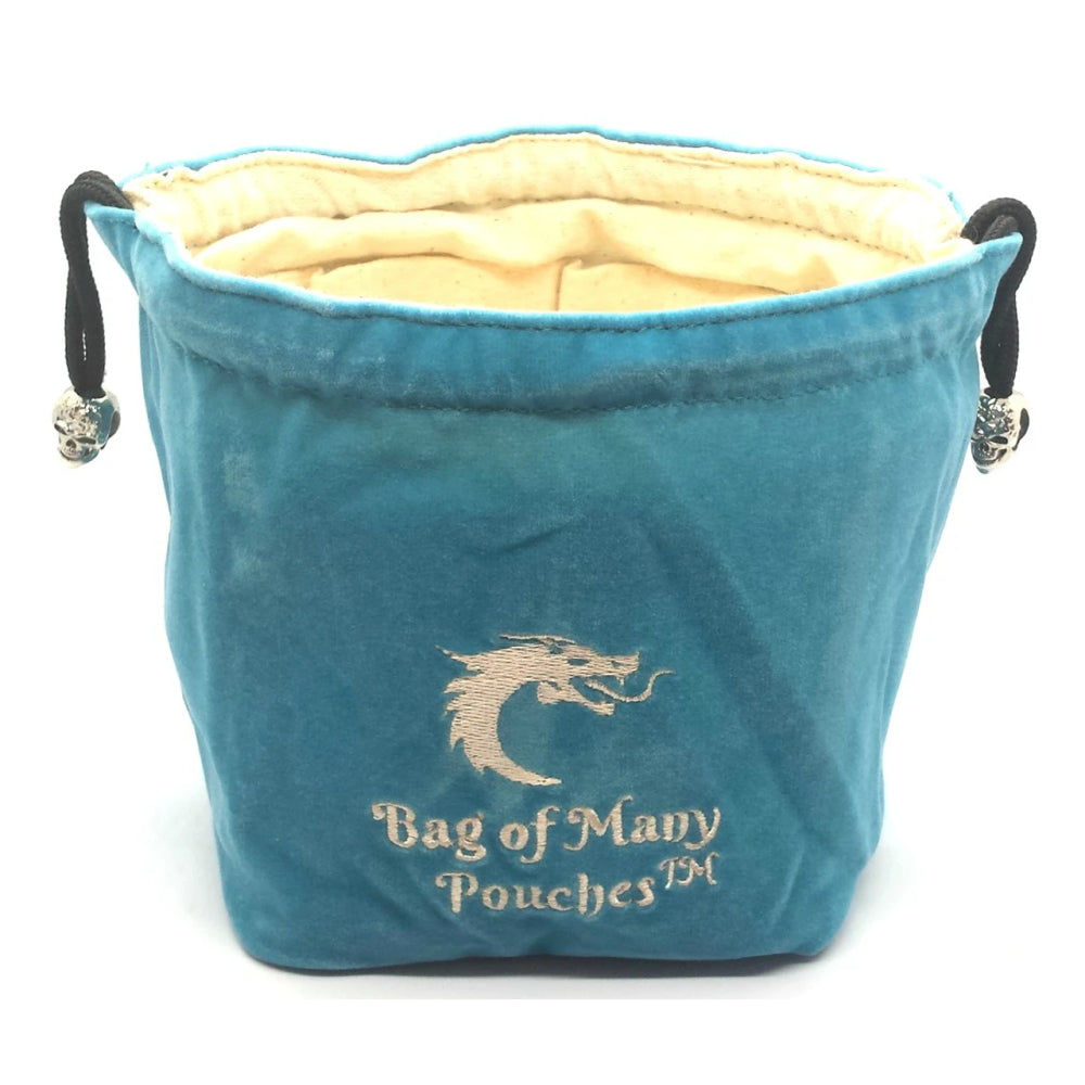 Old School Dice Bags: Bag of Many Pouches - Teal