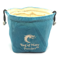 Old School Dice Bags: Bag of Many Pouches - Teal