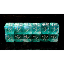 +/- D6 Counters: Galaxy - Galactic Blast (Old School Dice)