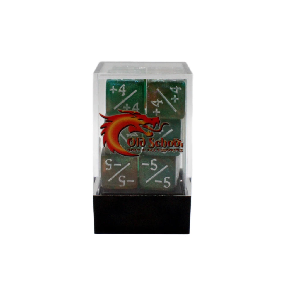 +/- D6 Counters: Galaxy - Mystic Burst (Old School Dice)