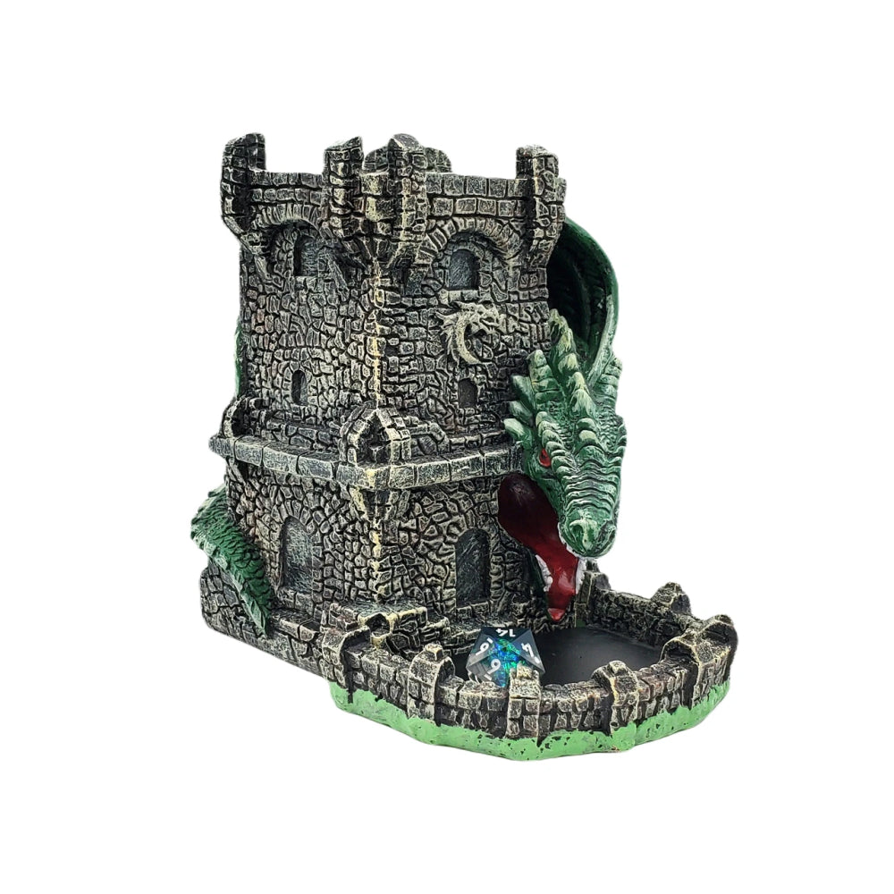 Old School Dice Tower: Dragon's Fury - Green